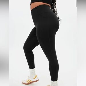 Girlfriend Collective Black Compressive Pocket Leggings Size Small